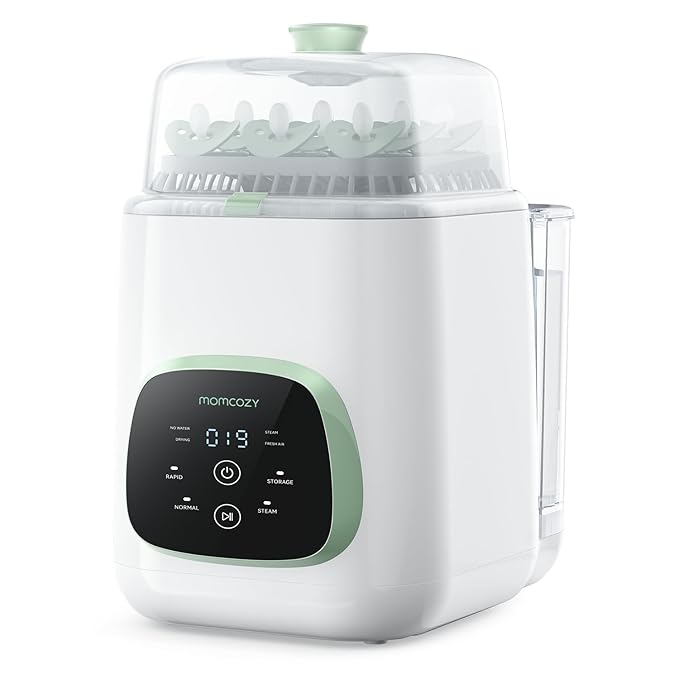 Momcozy KleanPal Pro: All-in-One Baby Bottle Washer, Sterilizer, Dryer for Pump Parts