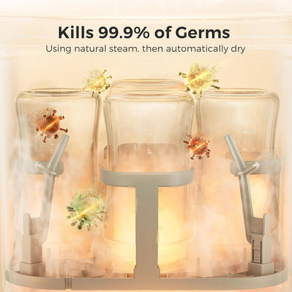 Momcozy KleanPal Pro: All-in-One Baby Bottle Washer, Sterilizer, Dryer for Pump Parts