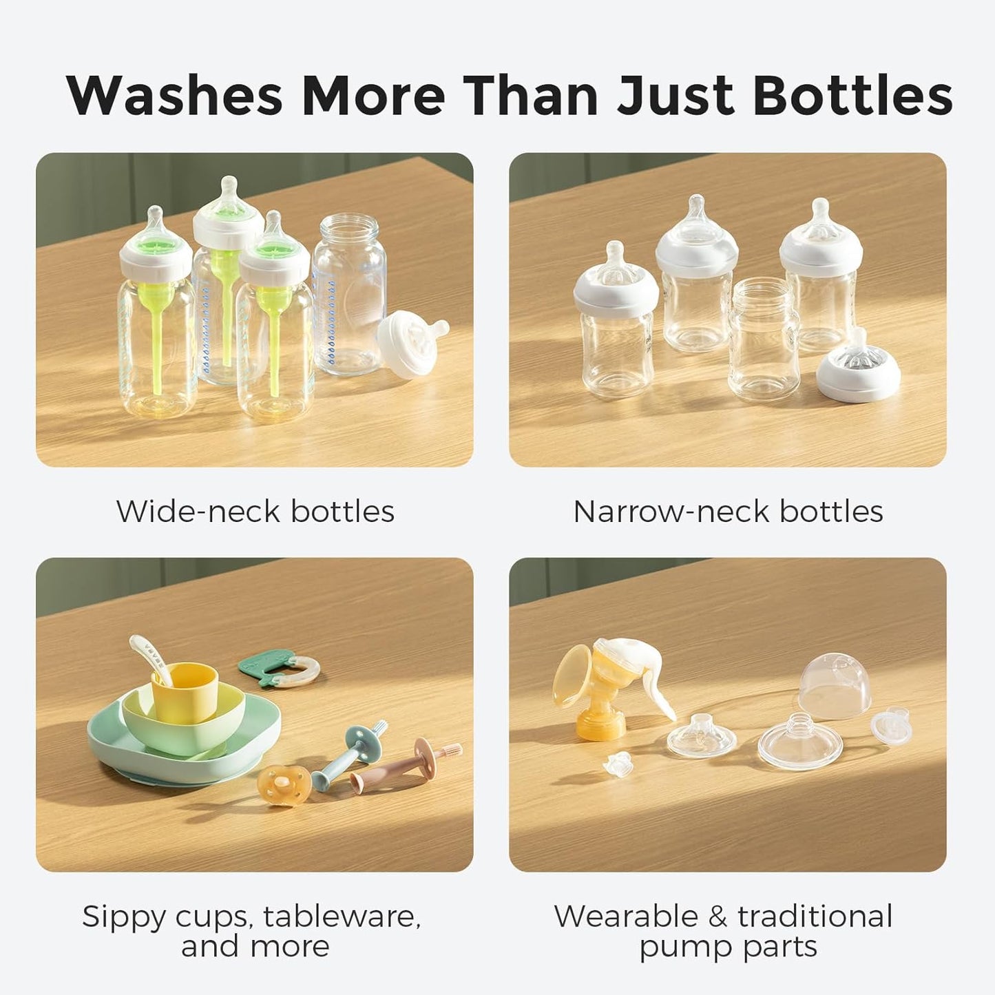 Momcozy KleanPal Pro: All-in-One Baby Bottle Washer, Sterilizer, Dryer for Pump Parts