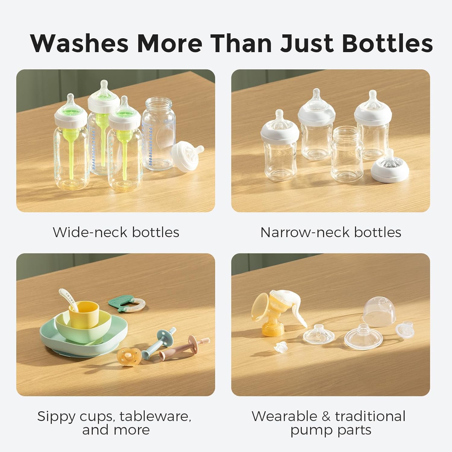 Momcozy KleanPal Pro: All-in-One Baby Bottle Washer, Sterilizer, Dryer for Pump Parts