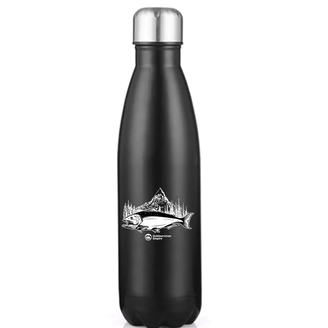 Fishing Mountain' Stainless Steel Water Bottle