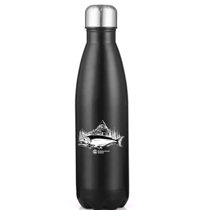 Fishing Mountain' Stainless Steel Water Bottle