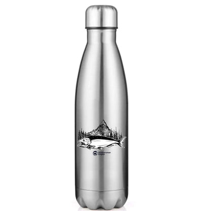 Fishing Mountain' Stainless Steel Water Bottle